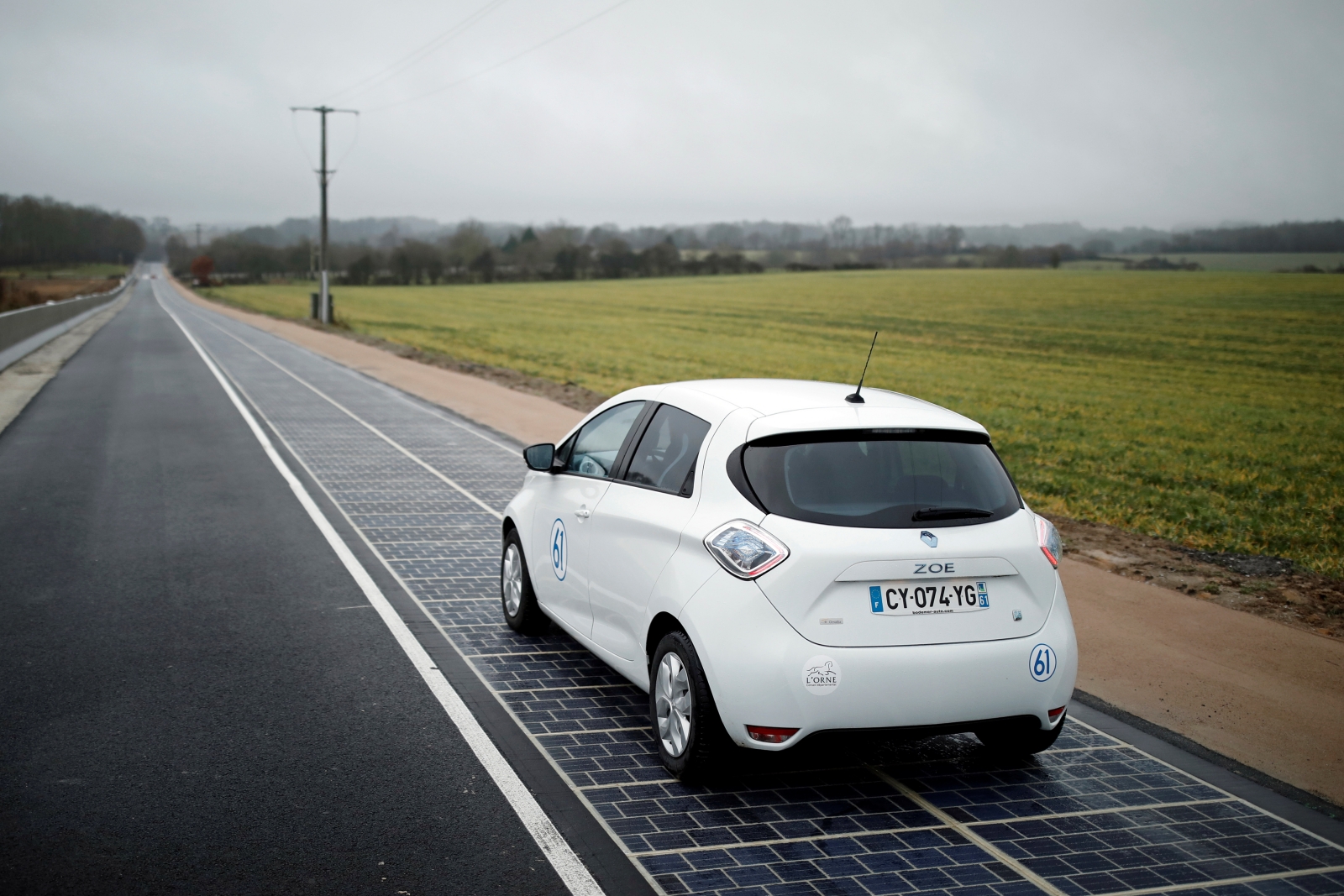 The world’s first Solar Panel Road has opened in the small French town, Tourouvre-au-Perche. 