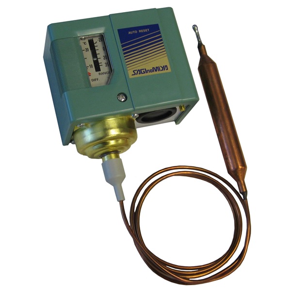 Saginomiya TNS General Purpose Capillary Thermostat Adjustable
