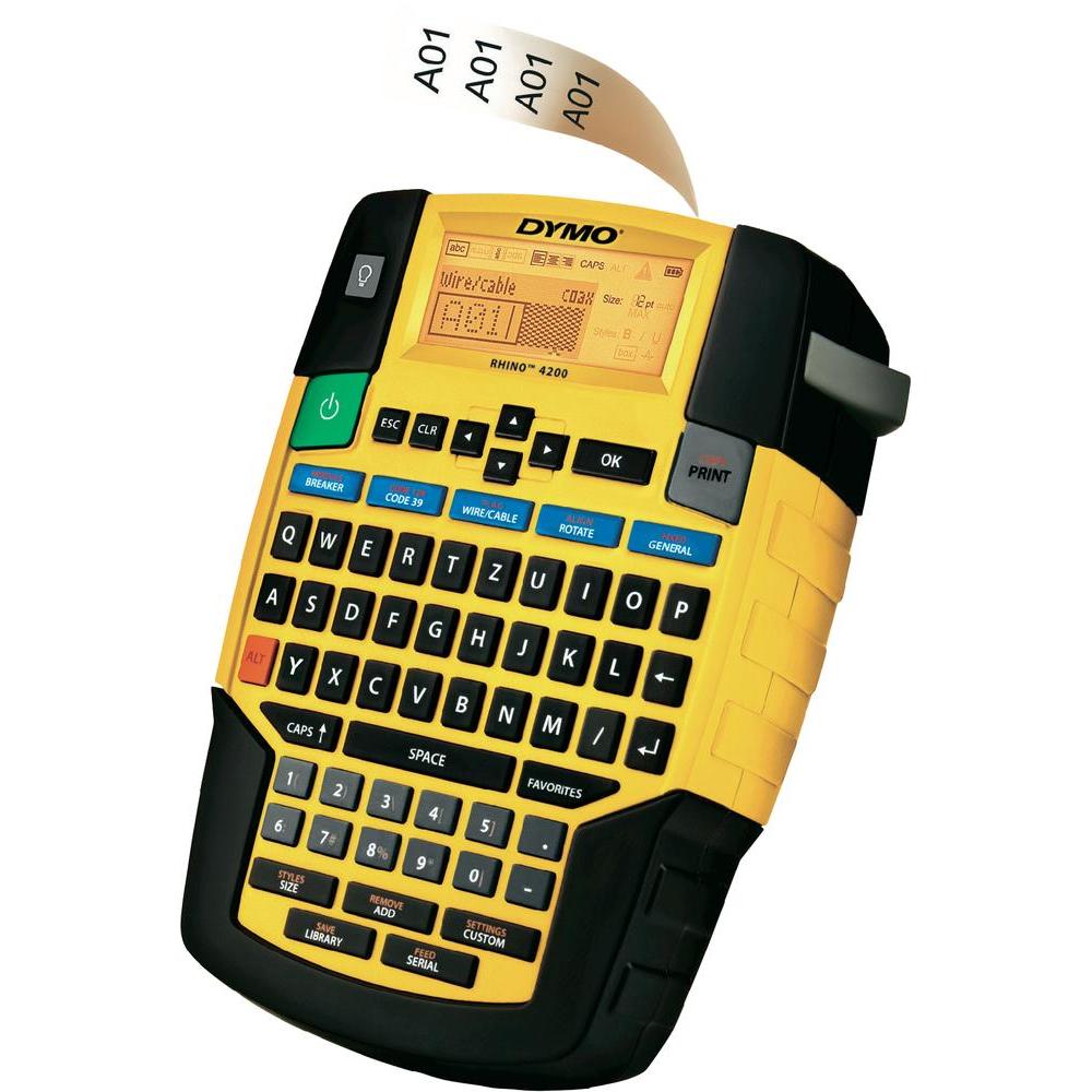 Dymo Rhino™ 4200 Industrial Portable Labeller | Electrical, tool and
