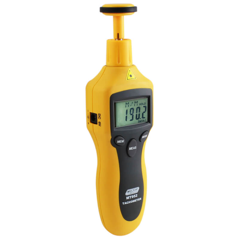 Major Tech Digital Tachometer Non-Contact and Auto-Ranging