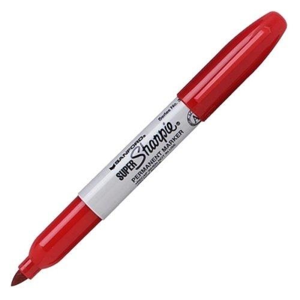Sharpie Super Permanent Marker Red Electrical, tool and lighting